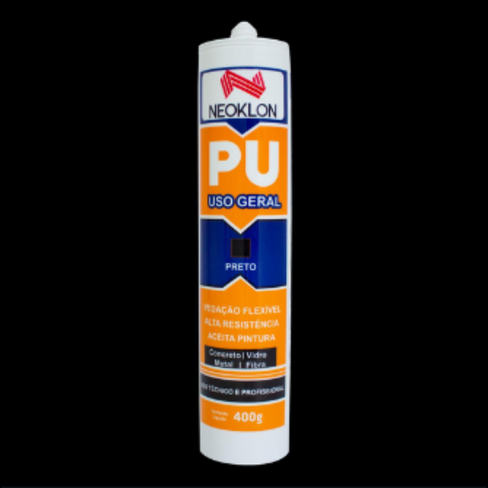 NEOKLON PU 40 FLEX PRETO CARTUCHO 400G, , large